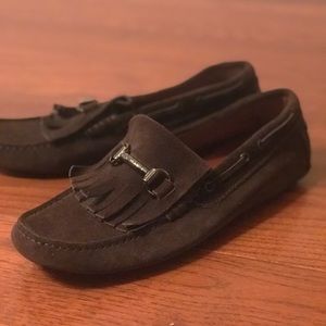 A. Testoni Men’s Suede Boat Shoes- Brand New